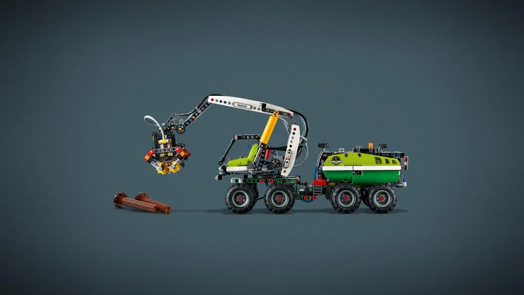 Jeu de construction motorisé Abatteuse forestière LEGO Technic 42080 - 11