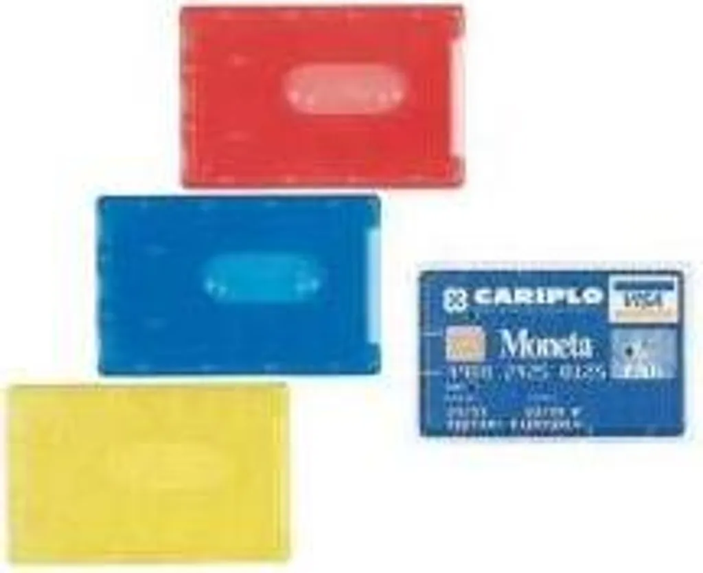 Pochette de rangement pour cartes de visite et fidélité Multicolore