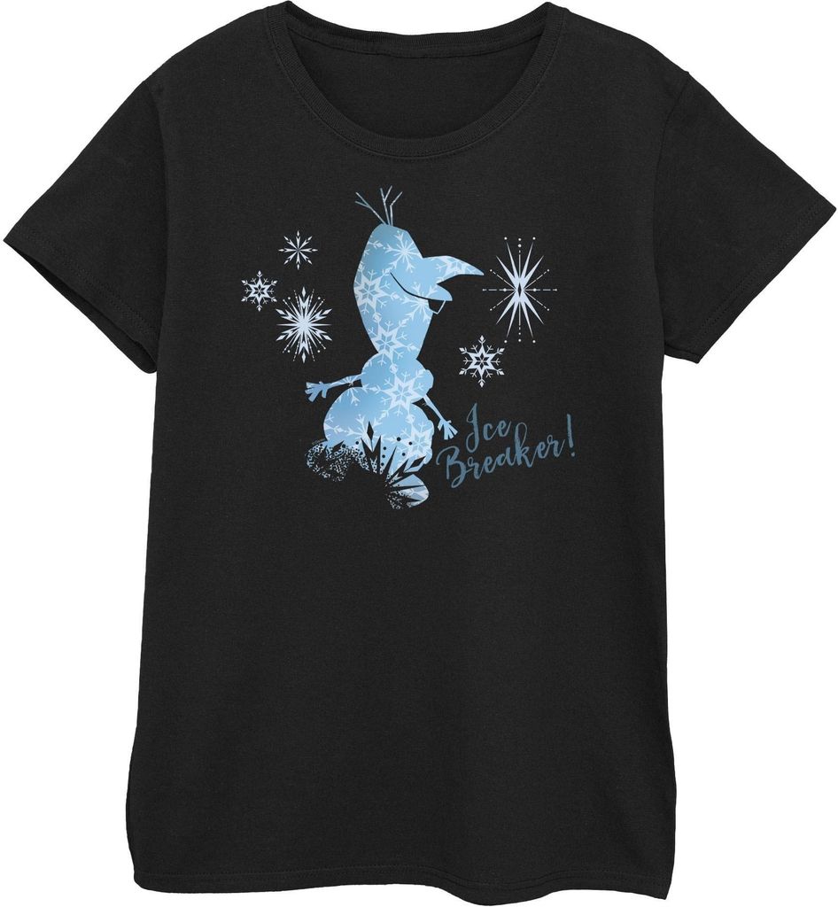Disney - "Frozen 2 Ice Breaker" T-Shirt für Damen BI48099 (M) (Schwarz)