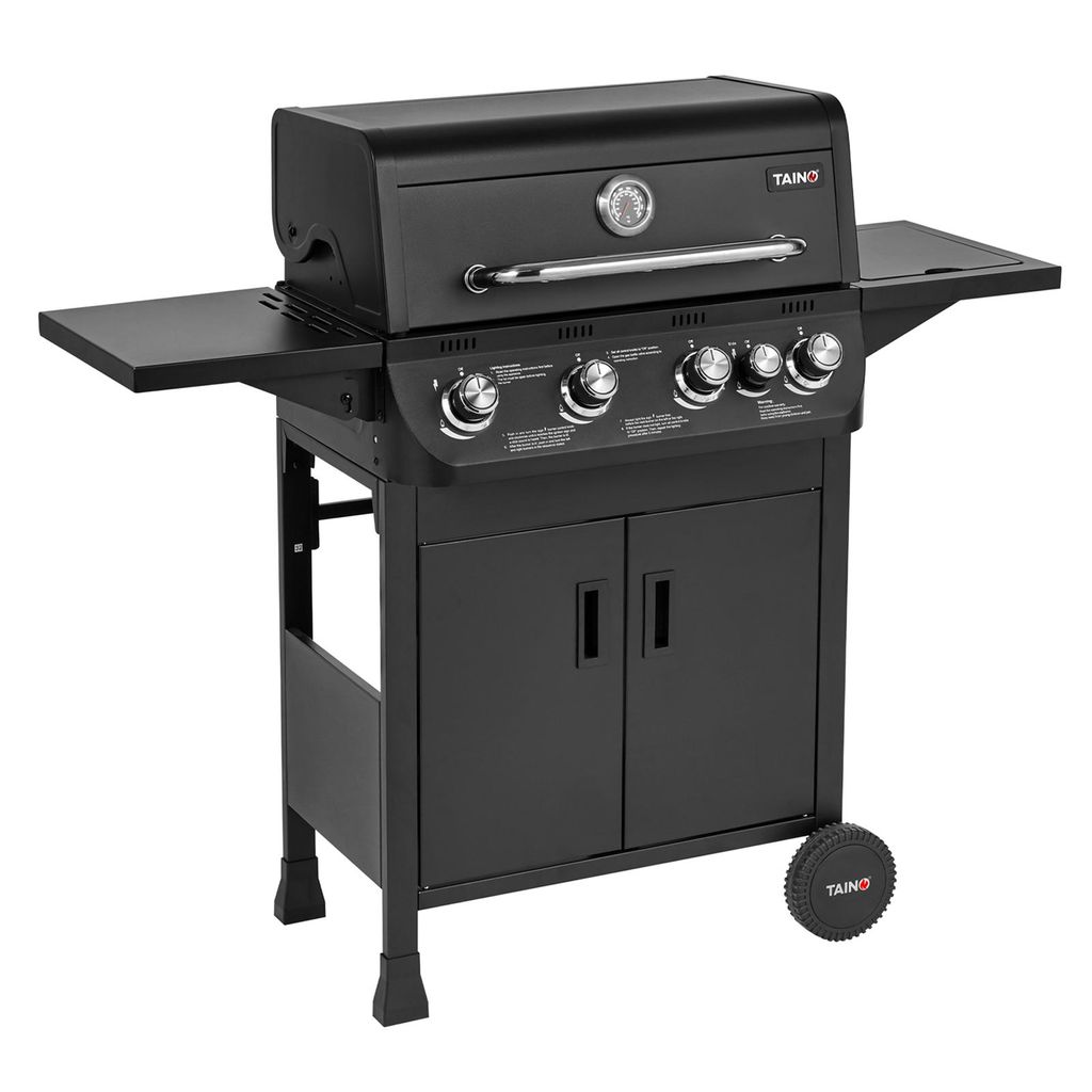TAINO BRANDO 4+1 Gasgrill 4 Brenner Seitenkocher BBQ Produktbild 