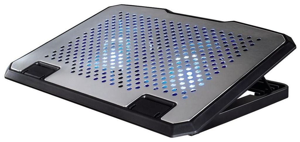 HAMA "Aluminium" - Notebookständer mit 2 Lüftern - 39.6 cm Produktbild 