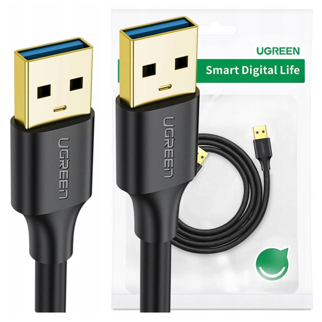Ugreen US128, 0,5 meter, USB A naar USB A, USB 3.2 Gen 1 Productafbeelding 