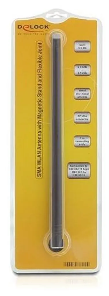 Antenne WiFi Omnidirectionnelle 6dBi RP-SMA Delock pour Routeur et PC - 2