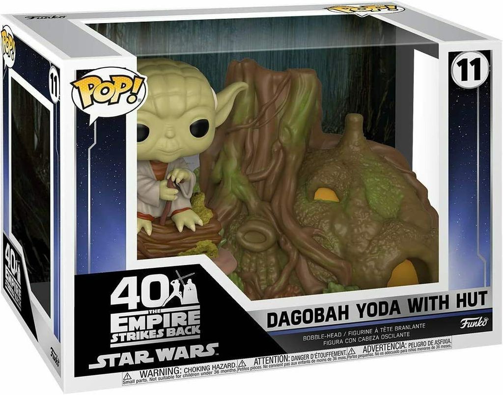 Star Wars - Dagobah Yoda With Hut 11 - Funko Pop! - Vinyl Figur