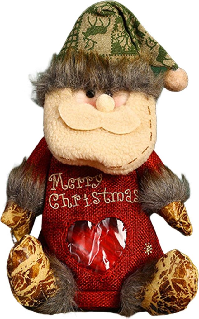 Weihnachts-Süßigkeitentüte, wiederverwendbare Weihnachts-Leckerli-Tüte für Leckereien, Obst, Weihnachtsgeschenk-Aufbewahrungstaschen für Gebu...