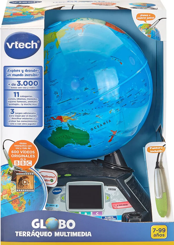 Globe Terrestre Interactif Éducatif VTech avec Vidéos LCD pour Enfant - 9