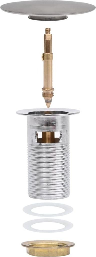 OUSIKA Kit di scarico for lavandino del bagno, parti del tappo di scarico del lavandino, scarico del lavandino, ottone, scarico del lavandino con troppopieno, scarico del lavandino con troppopieno, sc