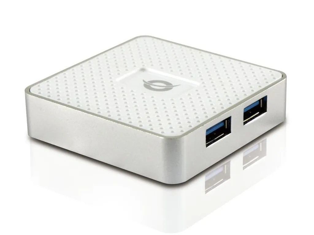 Hub USB 3.0 Conceptronic HUBBIES03W : Solution 4 Ports pour PC et Mac