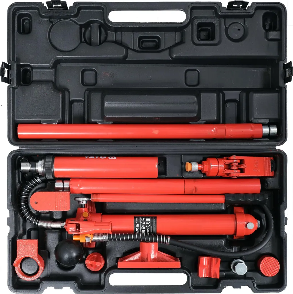 Écarteur hydraulique avec pompe 10t et accessoires de carrosserie