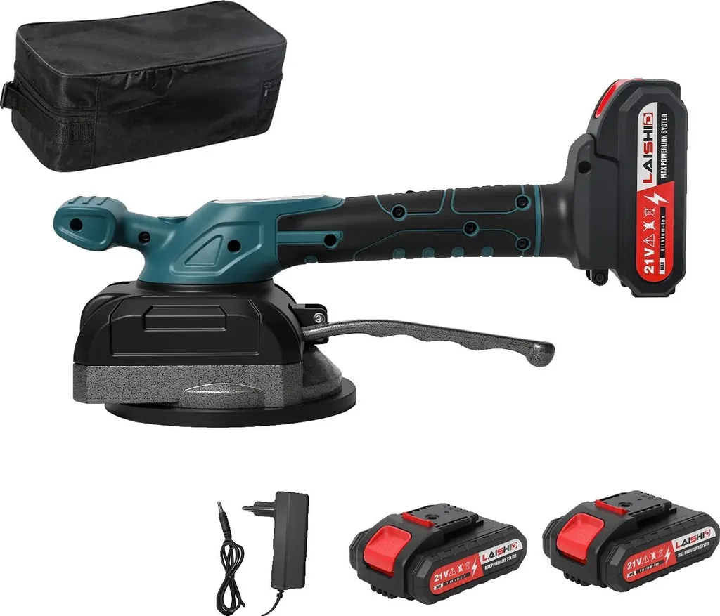 Vibrateur de carrelage professionnel 5 vitesses et ventouse charge 200 kg