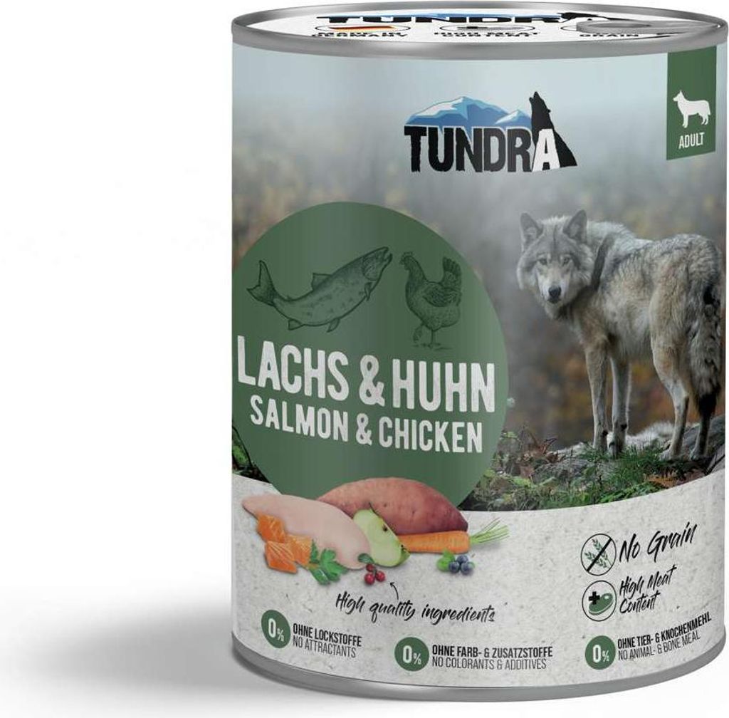 Tundra DOG Dose Lachs & Huhn 800gx6