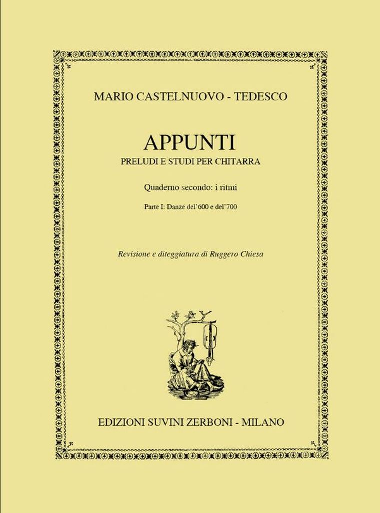 Appunti op.210 vol.2,1 - preludi e studiper chitarra