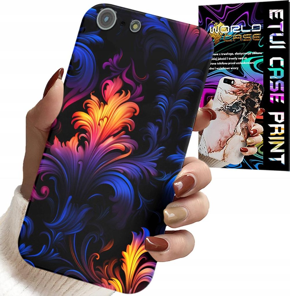 Hülle Für Iphone 5 / 5S / 5C - Abstrakte Bunte Muster + Folie