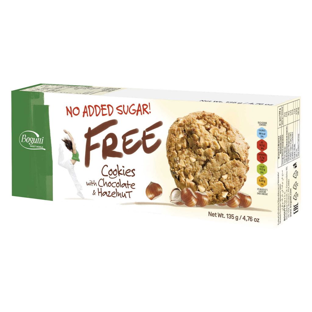 SUGAR FREE Fit orzechowy 135g BOGUTTI Zdjęcie produktu 