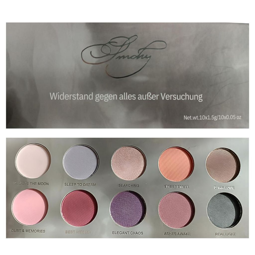 Elegancka paleta cieni do powiek SMOKY EYESHADOW – idealna Zdjęcie produktu 
