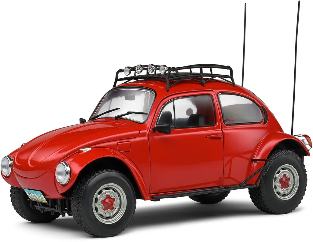 Réplique Réaliste VW Coccinelle Baja 1976 Rouge 1:18 - Qualité Solido