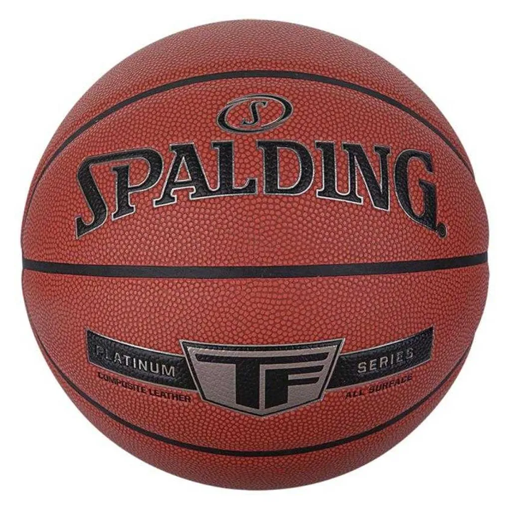 Ballon de basket Spalding anti-perte de grip orange Platinum taille 7