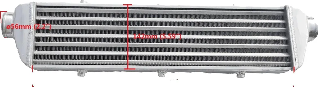 Échangeur Air-Air Universel Delta-Fin 550mm en Aluminium Renforcé