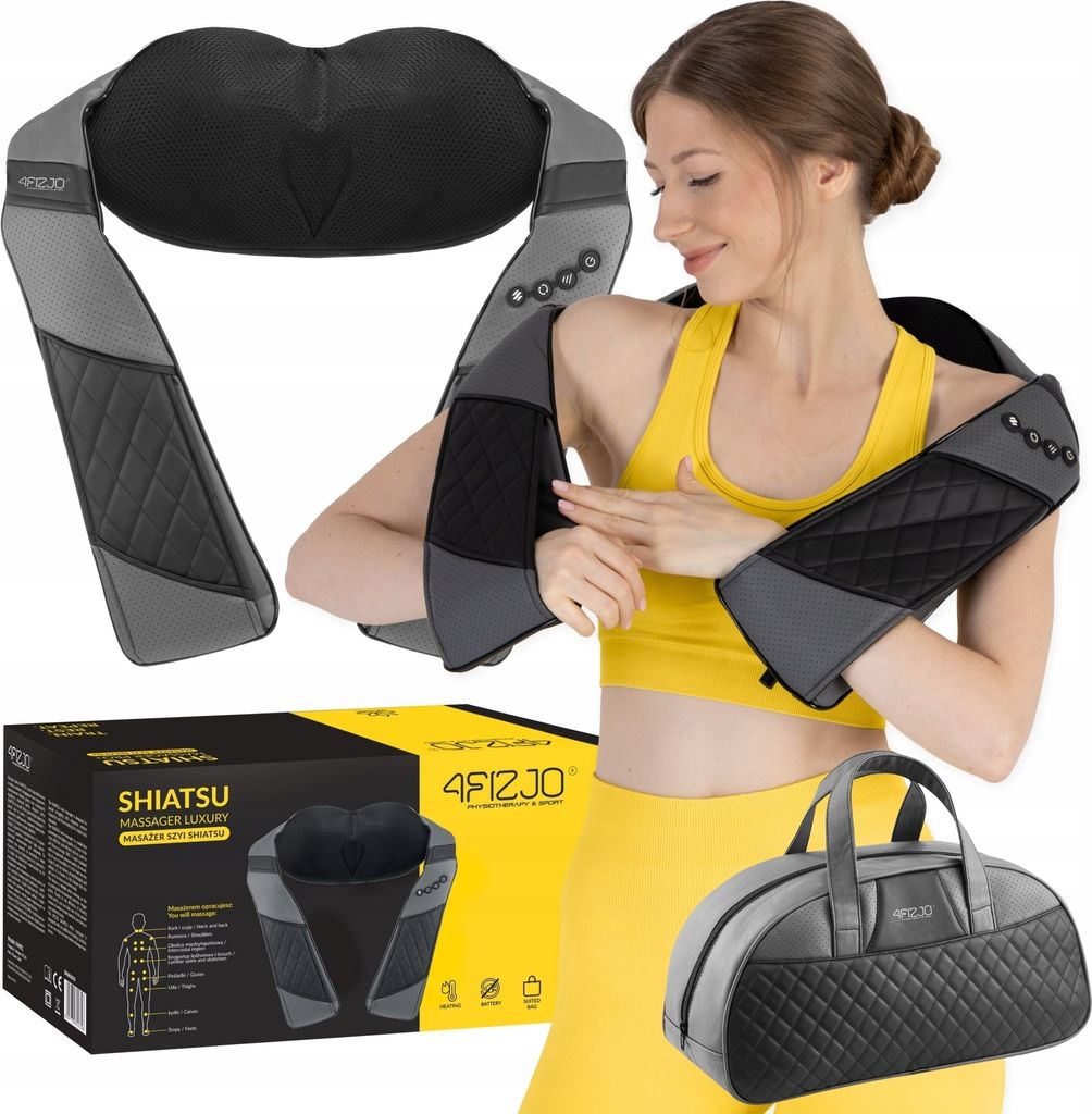 Heizung Massagegerät Elegante Tasche Hals Kit Shiatsu Luxus +