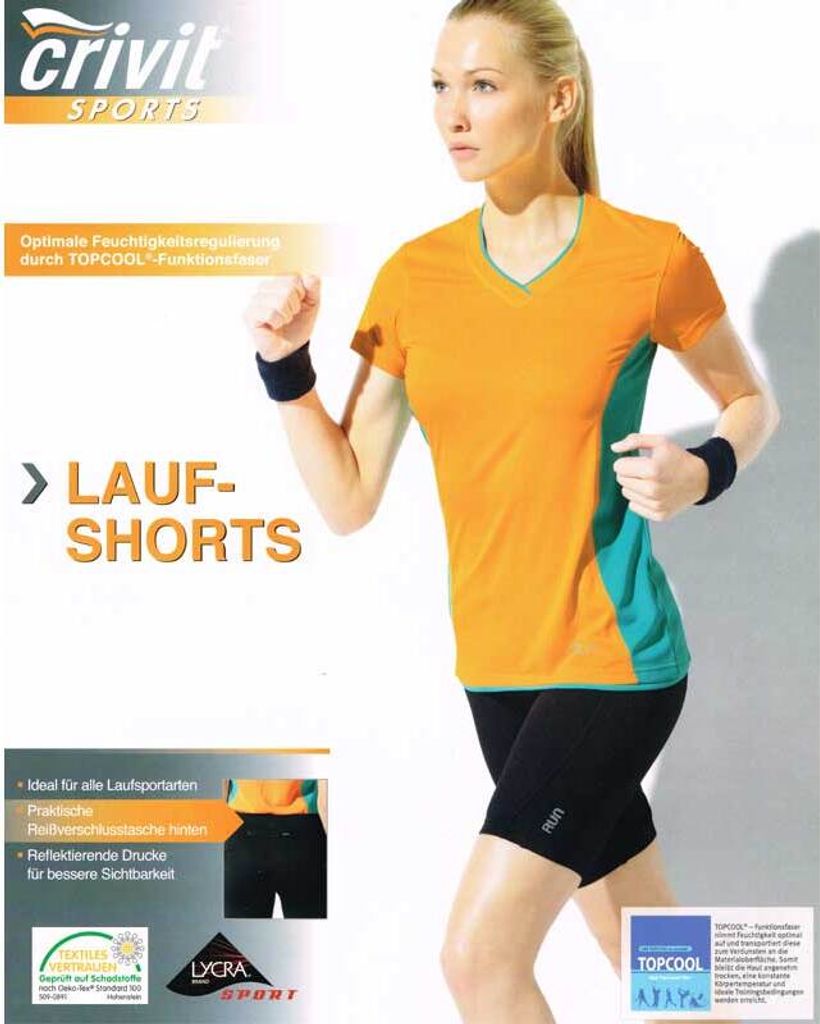 Crivit Sports Damen Laufshorts M 40/42
