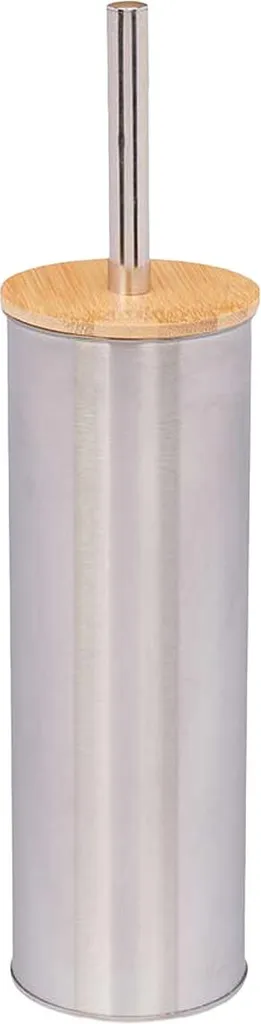 Set Scopino WC BERILO Grigio 27cm - Design Contemporaneo Salvaspazio