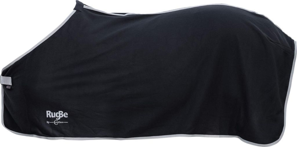 Covalliero Fleecedecke Abschwitzdecke RugBe Economic schwarz, Größe:145 cm