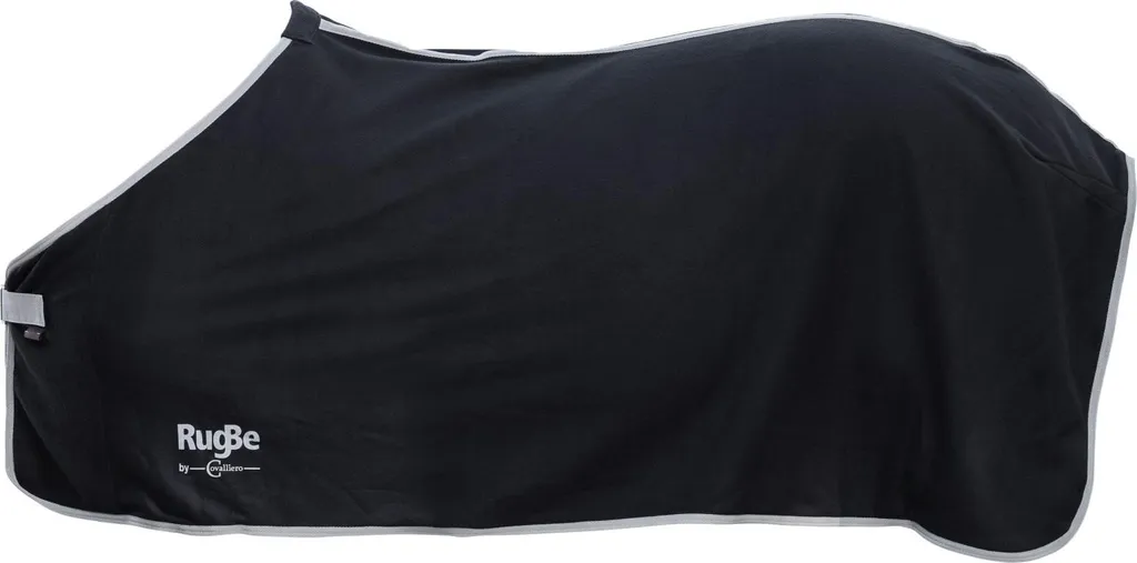 Couverture cheval polaire RugBe 155cm noire - Contre la transpiration