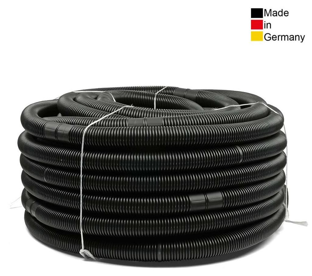 6,0m Schwimmbad Schlauch, schwarz Ø 38mm Produktbild 