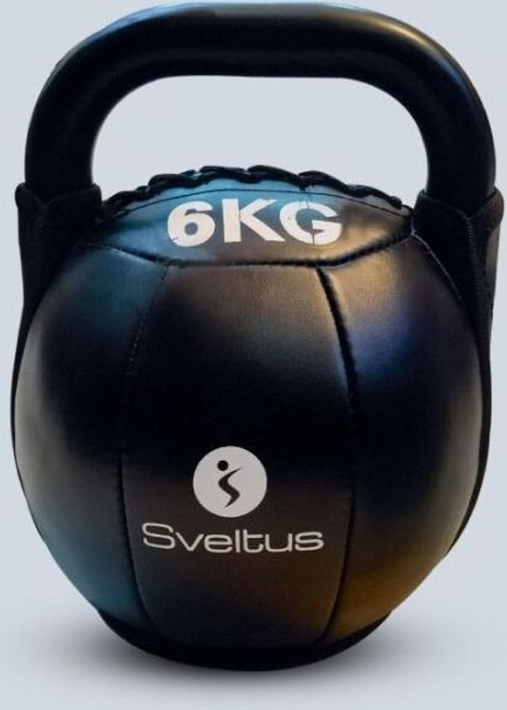 Sveltus Soft Kettlebell PolyurethanSchwarz - 6kg