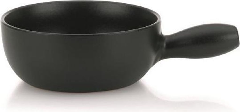 KELA Panvica na syr Fondue Basel Ø22,5 cm keramická čierna Obrázok produktu 