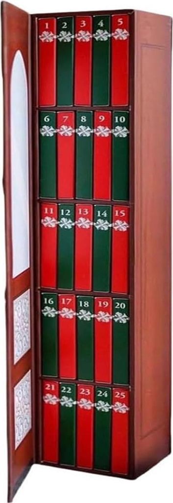 Weihnachtskalender 2025 Mini-Adventskalender im Buchformat – Festlicher Spaß mit Countdown – Buchdekoration