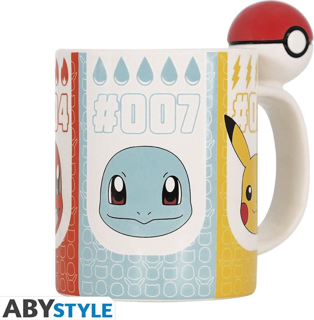 POKEMON - Mok met 3D-handvat - Pokéball Productafbeelding 