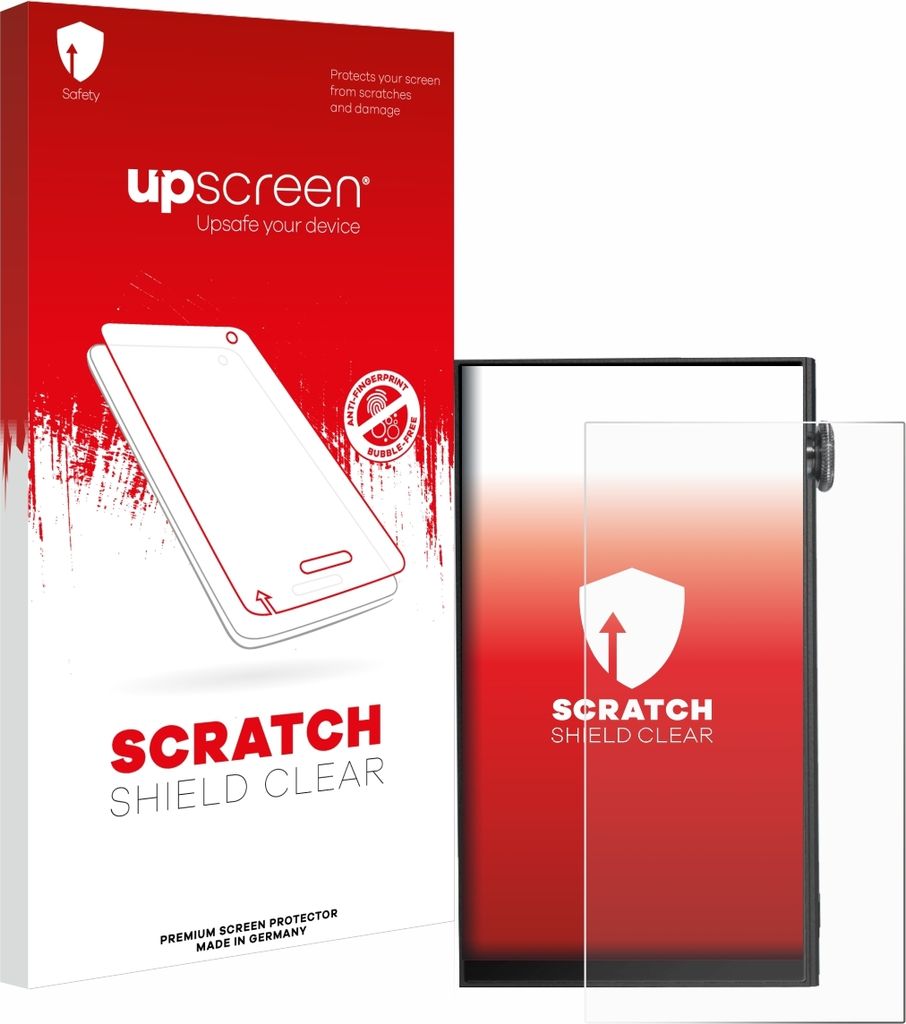 upscreen Schutzfolie für iBasso DX180 Displayschutz Displayschutzfolie Folie Klar Transparent