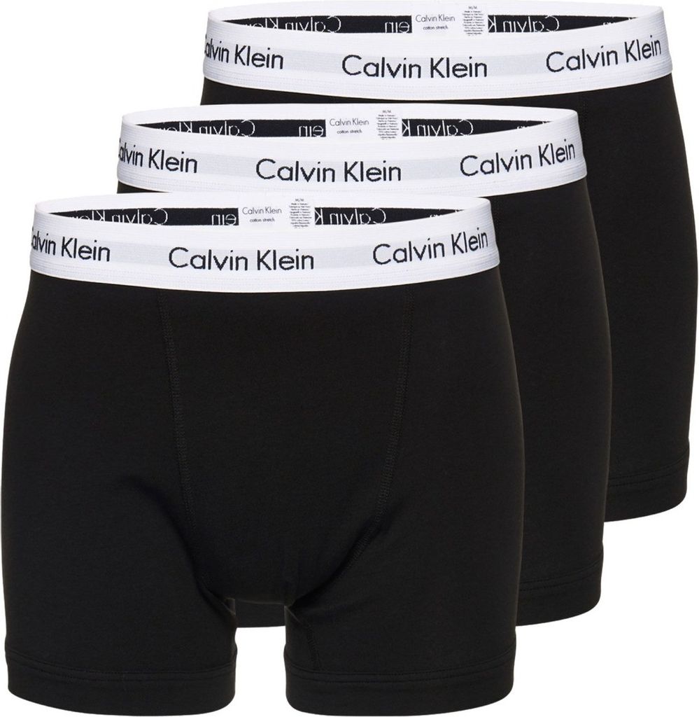 Calvin Klein 3-Pack Trunks  Schwarz - Große XL Produktbild 