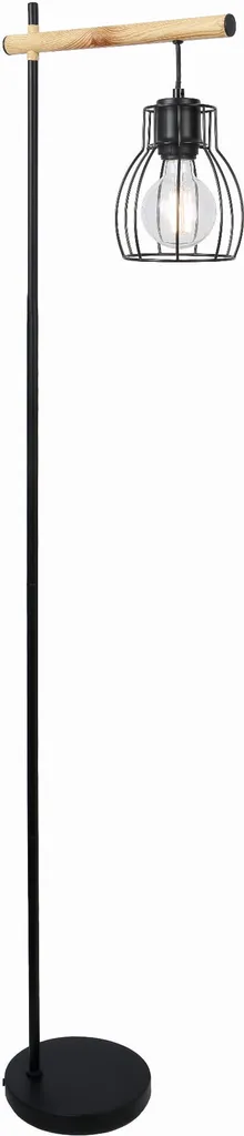 Lampadaire BERNITA Candellux 1xE14 51-78766 Design Métal et Tissu Noir