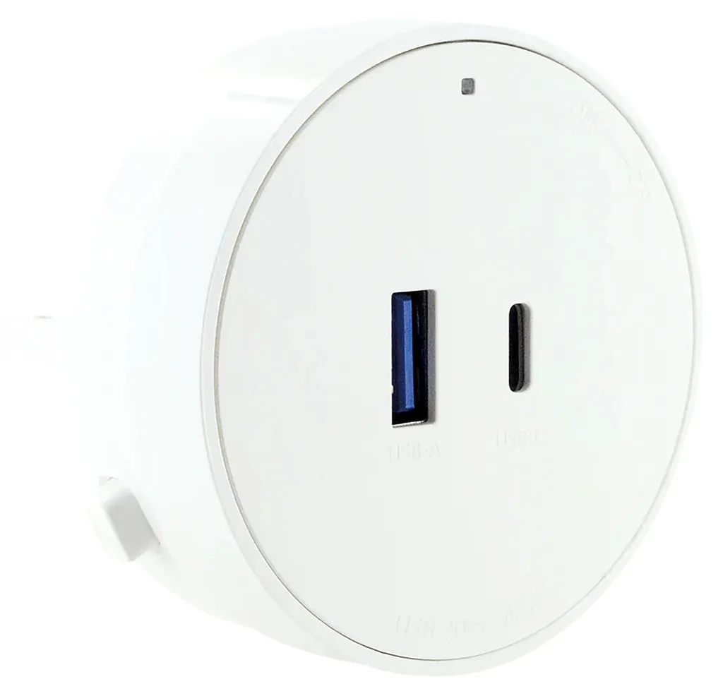 Module de Prise USB pour Rail Électrique Modulaire 20W Schwaiger