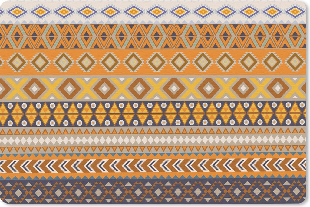 MuchoWow Mauspad Mousepad Muster - Afrika - Zusammenfassung 27x18 cm - Mousepads - Maus Mat - Pad - Mausunterlage - Büroartikel - Desk Matten
