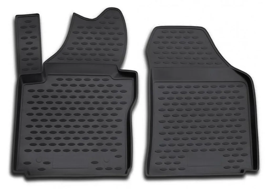 Tappetini Anteriori VW Caddy 2007-2020 in Gomma Anti-Fango
