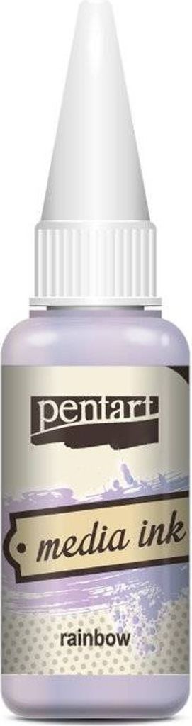PENTART - Tinte auf Alcoholbasis - Media Ink - Regenbogen 20ml