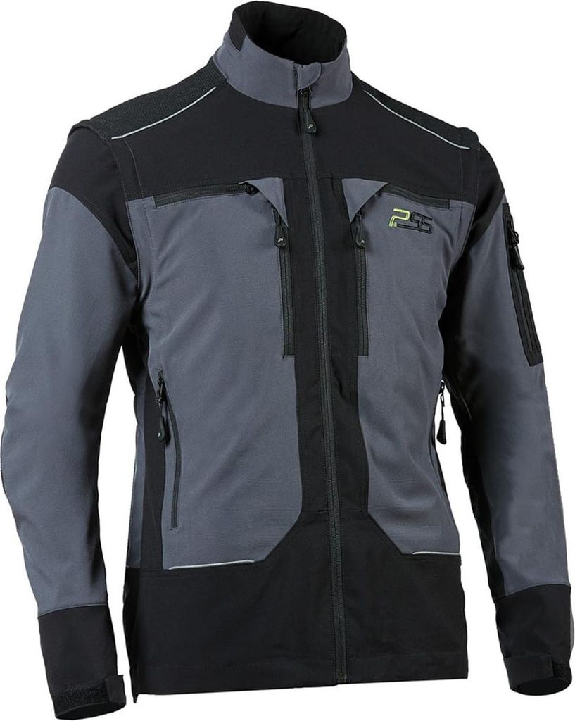 PSS Funktionsjacke X-treme Vario Grau/Schwarz Größe 3XL