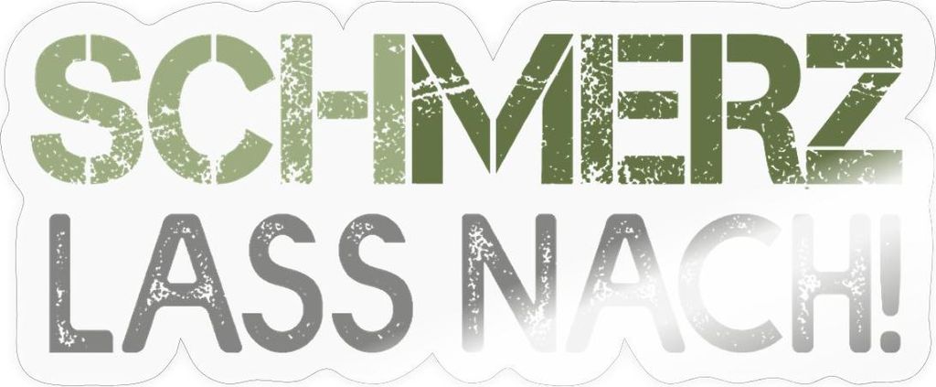 Spreadshirt Politik Wortspiel SchMERZ Lass Nach Anti-CDU Gegen Merz Sticker Aufkleber, 10 x 10 cm, Transparent glänzend
