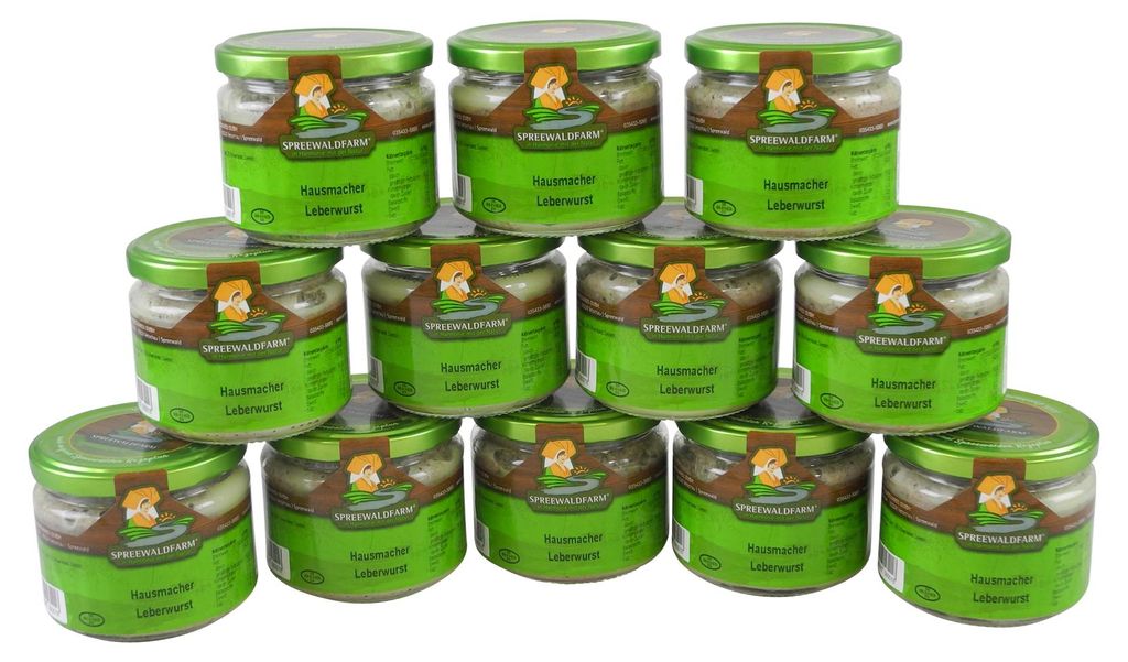 Original Spreewälder Hausmacher Leberwurst 12er Pack (12 Produktbild 
