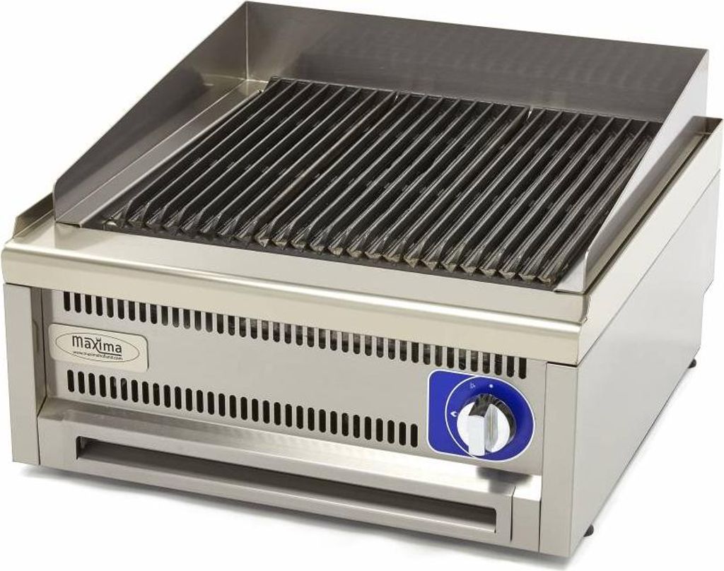 Maxima - Gastro Holzkohlengrill - Doppeleinheit - 60 cm Tief - Gas