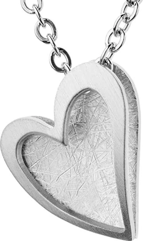 Bijou pendentif polyvalent pour femme et homme - Finition mat rayé