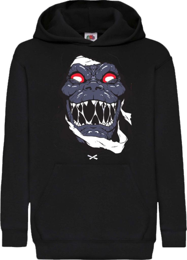 Kinder Kapuzenpullover Thundercats Mumm-Ra 01, 12-13 Jahr - 152 / Schwarz