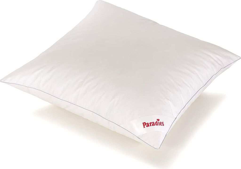 Paradies Kissen Mali medium Bio, weiss Größe 80x80 cm