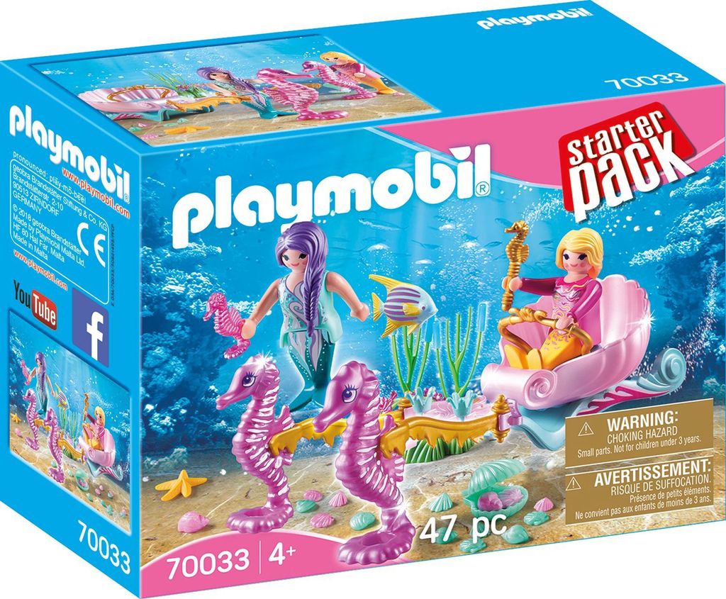 PLAYMOBIL StarterPack Seepferdchenkutsche, 70033 Produktbild 