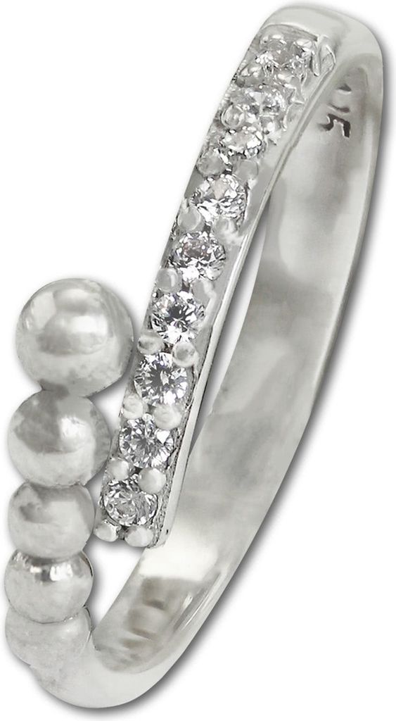 Damen Gr. 56 17,8 SilberDream Ringe silberweiß Ringschmuck D2SDR409W56