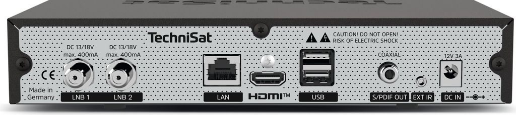 TechniSat DIGIPLUS UHD S2 | UHD/ 4K-DigitalSat-Receiver mit Produktbild 4