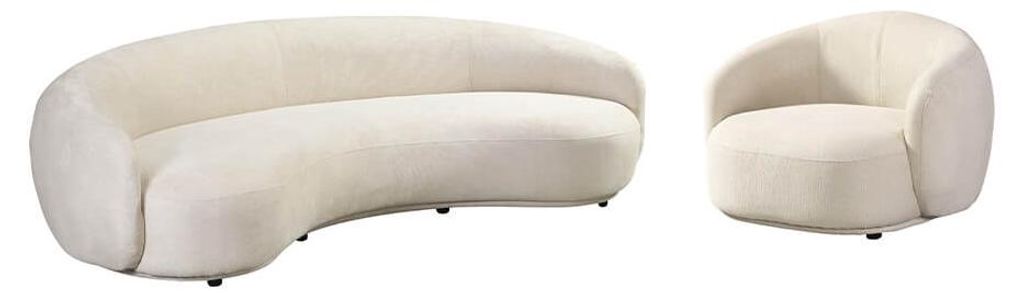 HOME DELUXE Lounge Set CASARA - Beige I Sofa, Sessel, Produktbild 